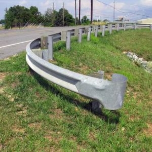 Customized AASHTO M180 Galvanized Traffic Barrier Steel With Hot Galvanized