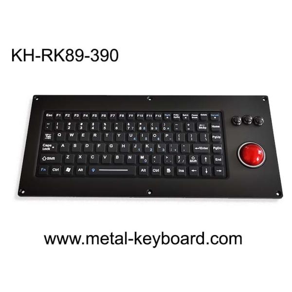 Quality FN Numeric Industrial Silicone Keyboard IP65 Resin Trackball Metal Panel wholesale