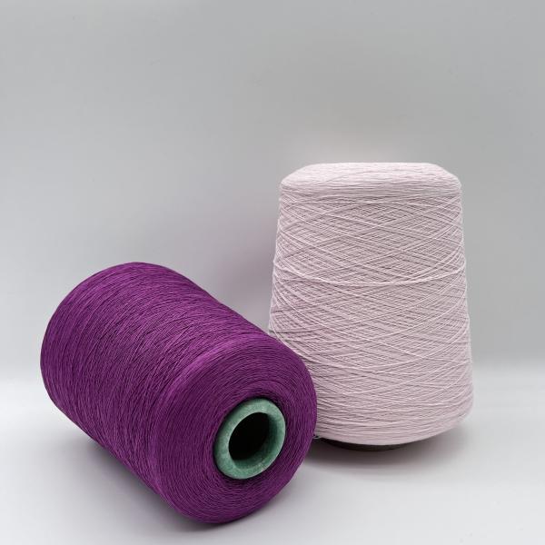 High Resilience 2/48NM Blending Covering Yarn For Knitting Shirting Sheeting