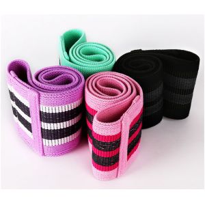 8cm Width 50lbs Workout Fabric Resistance Bands Textile BSCI