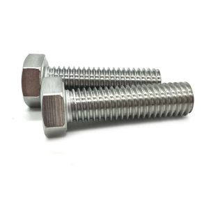 China DIN931 Hex Head Bolts Nut And Washer 2205 2507 Super Duplex Stainless Steel Full Threads on sale