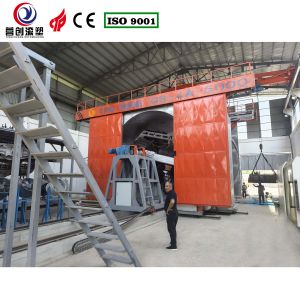 Shuttle Rotomolding Machine 700000 Kcal Burner 50-100KW Custom Sizes