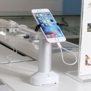 COMER Mobile phone stores table alarm display device anti-theft display stand