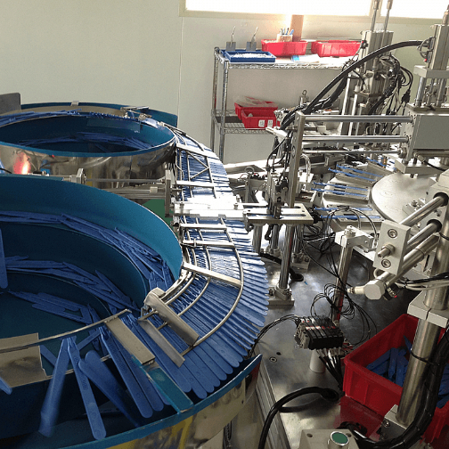 Quality Automatic Surgical Knife Assembly Machine with 1 Year Warranty 220V/380V Power and 1500-8500pcs/hr Production Speed wholesale