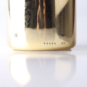 Custom Gold Champagne Glass Bottles With Plastic Cap for Made of Glass Body