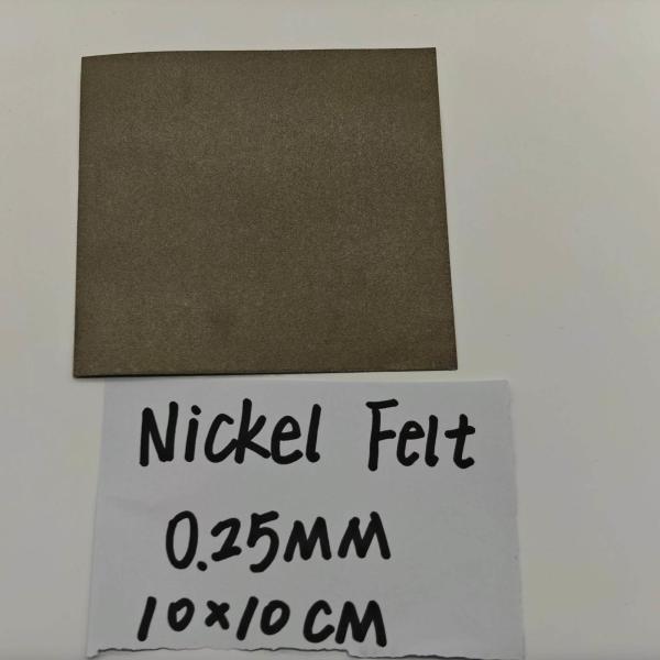 Quality Laser Cutting Porous Nickel Felt High Temperature Sintering Metal Fiber Felt wholesale