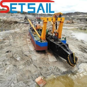 Cheap Customized Hydraulic Winch and Spud Carrier River Sand Dredger for Your Requirements for sale