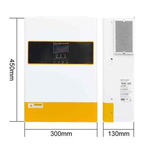 6.2KW Off Grid Hybrid Inverter High Voltage MPPT Pure Sine Wave 48VDC Environmen