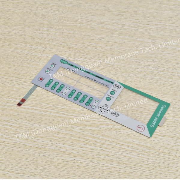 50VDC 100mA Tactile Membrane Control Panel With Carbon Shielding Grid Layer