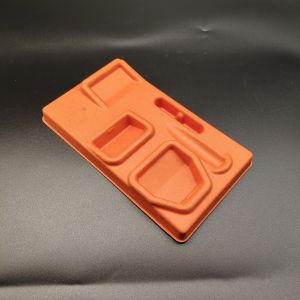 China Factory Direct Supply: Orange Pulp Molding Base for Razors - Embedded Type