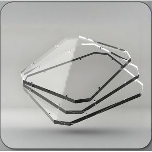 customized cutting Transparent 3mm 3.05m*3.05m Acrylic PMMA sheet for Signage