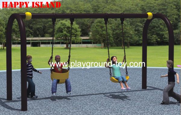 Quality U Flexible Flyer Swing Set Kids Swing Sets Galvanized Steel Outdoor Children wholesale