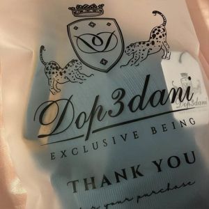 Custom Print Biodegradable Frosted Transparent Plastic Slide Zip Self Seal