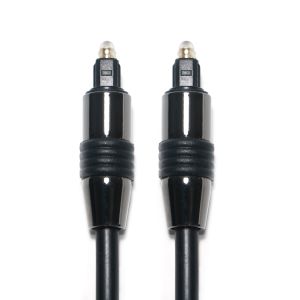 TOSLINK Optical Audio Cable OD 5.0 Digital SPDIF Cable Plastic Connector 1.5M 3