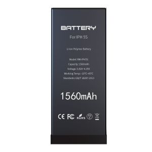 MSDS UN38.3 Iphone 5s Lithium Ion Battery 1560mAh 0 Cycle New Replacement