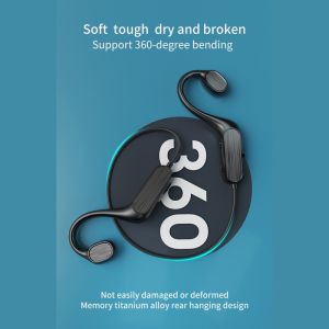 Bluetooth 5.1 Waterproof IPX5 Bone Induction Earphones 130mAh