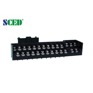 Cheap Telephone 8.255mm Barrier Terminal Block / Power Distribution Terminal Block for sale
