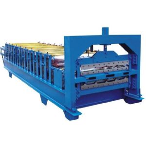 Electric Control Double Layer Roll Forming Machine , Cnc Roll Forming Machine