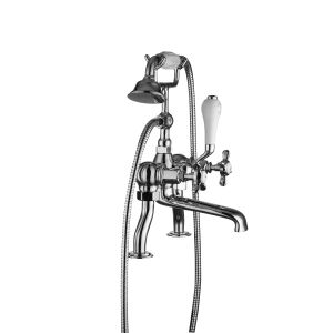 Classical Double Handle Bath Shower Mixer With 3 Years Warranty