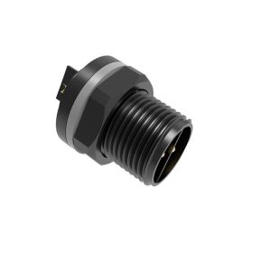 Industrial Waterproof Circular Connector IP67 M12 Threaded Through Hole