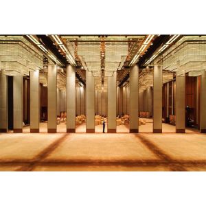 Banquet Hall MDF Operable Panel Partitions , Conference Room Partitions On