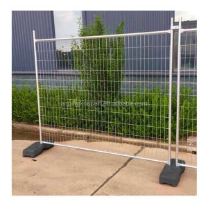 Wire Diameter Range From 3.00mm to 5.00mm Hot Dipped Galvanized Temporary Fence