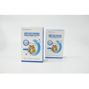 15 Min Antigen Saliva Rapid Test Kit Single Packing Self Testing For SARS CoV 2