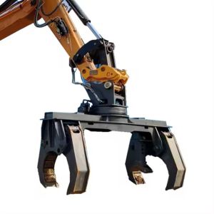 Cheap Excavator Attachments Hydraulic Equipment 13-25 Ton Excavator Machine Electric Wire Pole Grapple Pole Grabber for sale