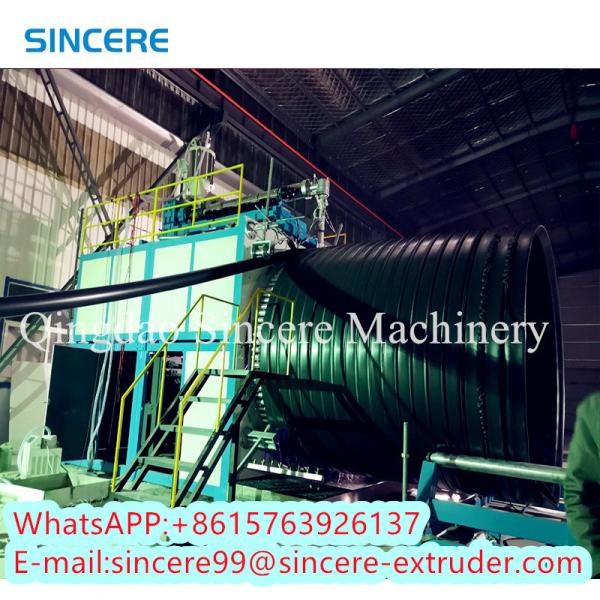 Large Diameter Structural Wall Hollow Wall Spiral Winding Pipe Extrusion