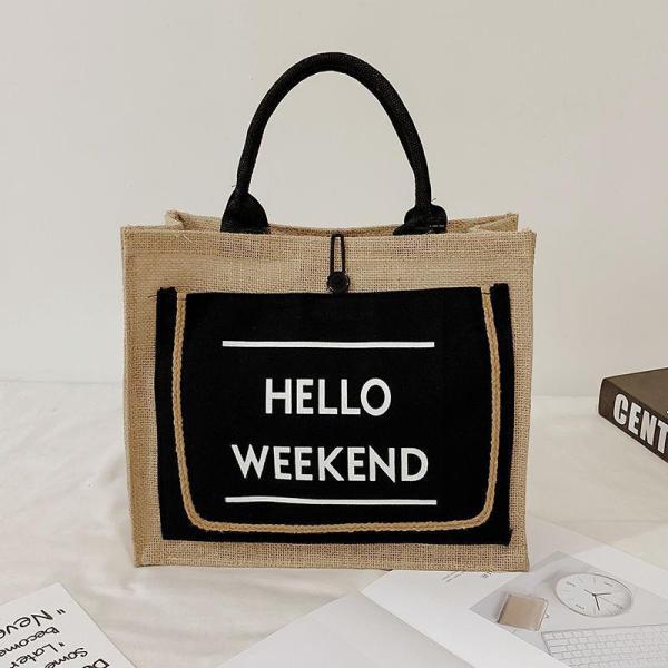 Gifts Mini Recyclable Personalized Shopping Totes Heavy Duty Cationic Polyester