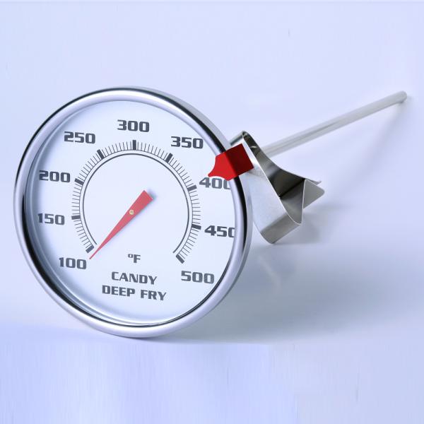 Waterproof Stainless Steel Candy Deep Fry Thermometer 2.7" Small Dimension