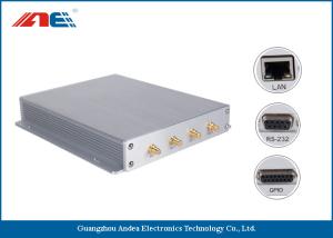 Cheap SMA*4 Antenna Interface Long Range RFID Reader Reading Range 90CM With Four Channels for sale
