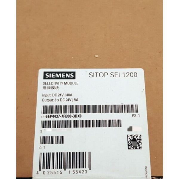 Quality SIEMENS 6EP4437-7FB00-3DX0 SITOP SEL1200 5 A SELECTIVITY MODULE 8-CHANNEL WITH SWITCHING CHARACTERISTIC INPUT: 24 V DC wholesale