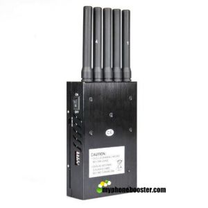 5 Antennas 2.5w Handheld Cellphone Jammer Blocker GSM 3G 4G LTE Wifi GPS