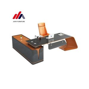 Create a Professional Workspace with Baking Paint L-shaped Executive Office Desk