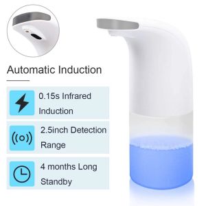 Automatic Sensor Soap Dispenser Liquid Sanitizer Touchless Wall Mounted UK