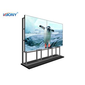 Cheap Floor Standing Touch Screen Video Wall Wide Viewing Angle HDMI DVI VGA USB Input for sale
