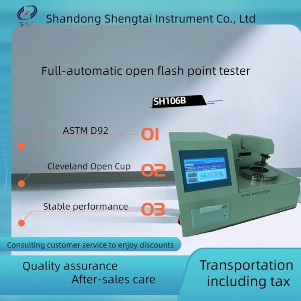 Automatic open flash point tester for gear oil hydraulic oil turbine oil ASTMD
