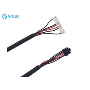 China Black 1.0mm Pitch 6 Pin H112k-P06n-03b With Latch To Molex 51021-1500 1.25mm Wire Harness on sale