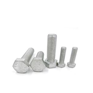 Hot Dip Galvanized Hex Head Bolt Grade 5 Grade 8 DIN931 DIN933