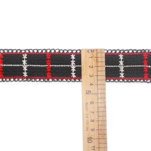 Customized 37mm Fabric Flat Poly Webbing Tape For Backpack