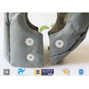 25mm Gray Removable Customized Heater Exhaust Turbines Thermal Insulation Jacket