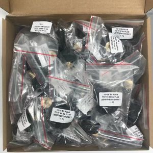 Customized Black EU Plug Lengthen Connect M16*1.5 Male To 9MM Male Connect TIG