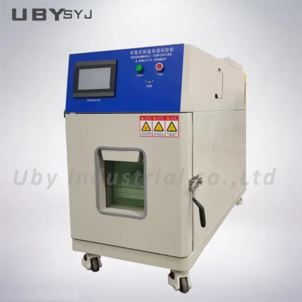 Benchtop Lab Testing Equipment Space Saving PLC Controller Environmental Test Chamber
