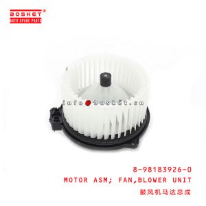 China 8-98183926-0 Blower Unit Fan Motor Assembly 8981839260 For ISUZU VC46 700P 4HK1 on sale