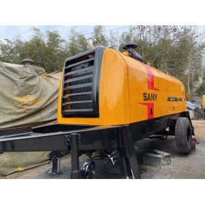 CPB Used Concrete Trailer Pumps Power Saving And High Reliability