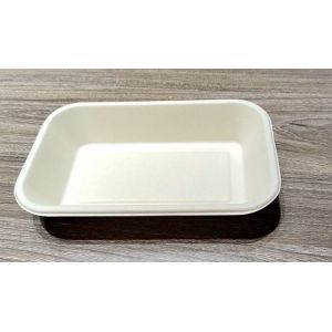 Eco Friendly Biodegradable Sugarcane Fiber Packaging 1100ml Custom Logo