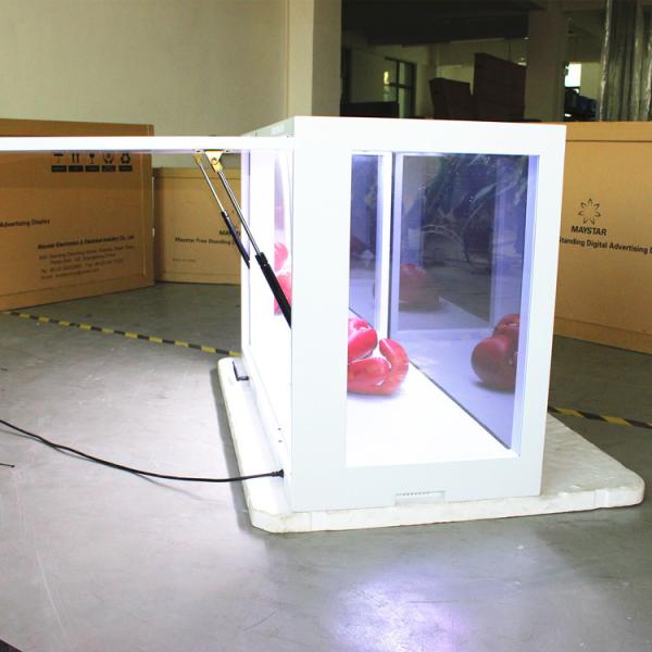 Quality Super Light Transparent LCD Screen Display With Aluminium Alloy Frame wholesale