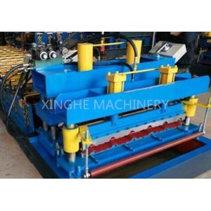 Cheap Circle Arc Glazed Tile Roll Forming Machine , PPGI Roofing Sheets Machine for sale