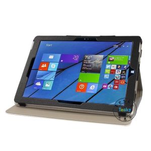 pu leather tablet case front stand for Microsoft surface 3